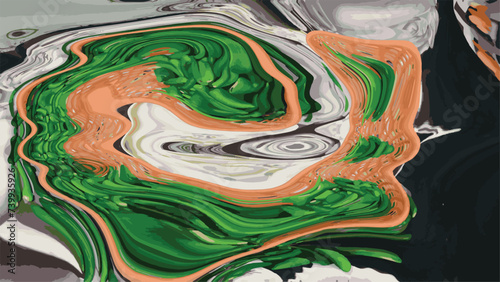 Abstract fluid colorful interference dark liquid wallpaper | Seamless marble texture, abstract liquid background | Modern abstract liquid background color fluid wallpaper | Cool and warm color liquid