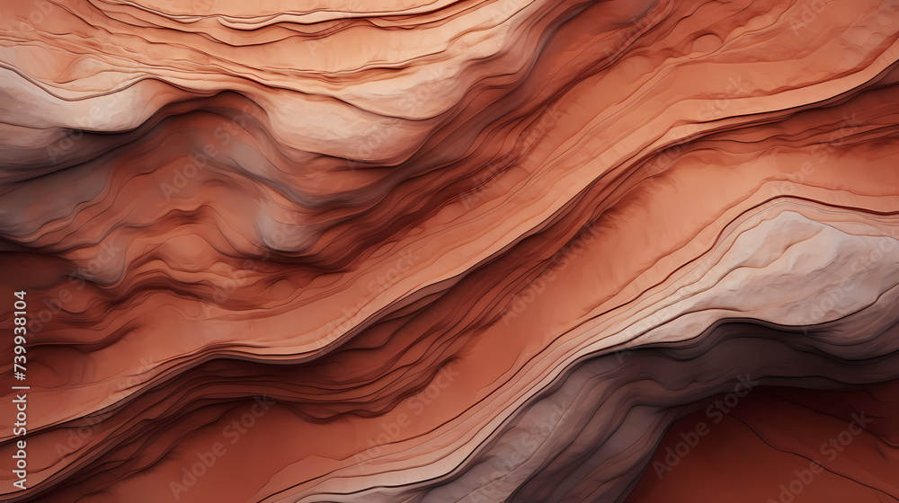 Obraz premium Volumetric rock texture with cracks