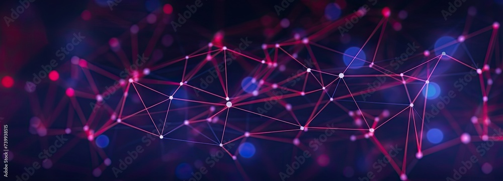 Big data network connection, abstract digital technology background of points, lines and triangles. Big data network connection, abstract digital technology background of points, lines and triangles.