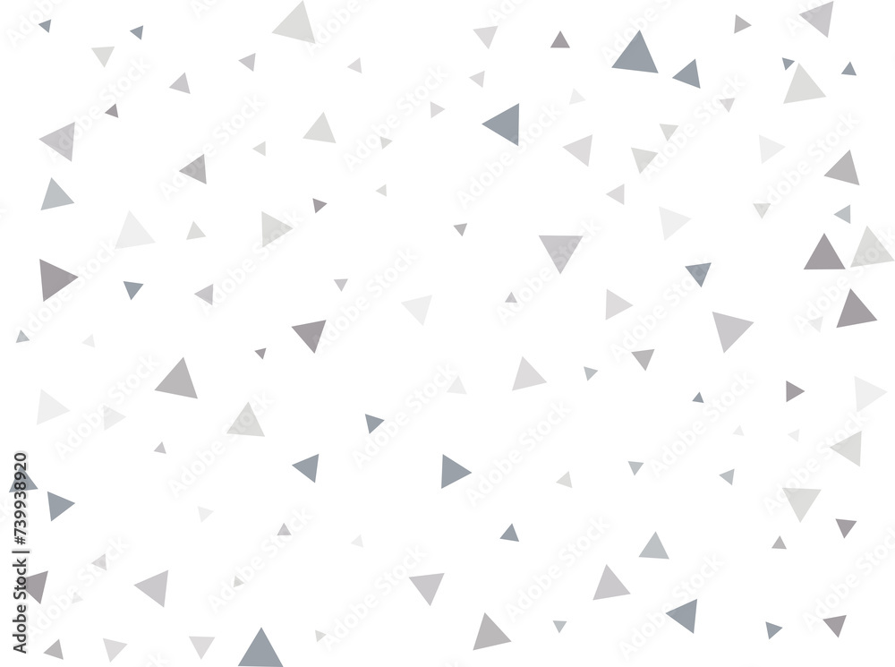 Silver Triangular Confetti Silver Triangular Confetti