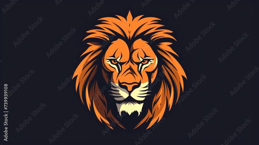 Regal Mane: A Golden Crown of Wildlife Authority Regal Mane: A Golden Crown of Wildlife Authority