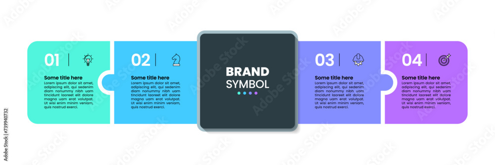Fotografie Infographic template