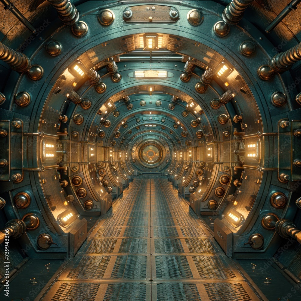 Obraz premium Large Room Filled With Lights