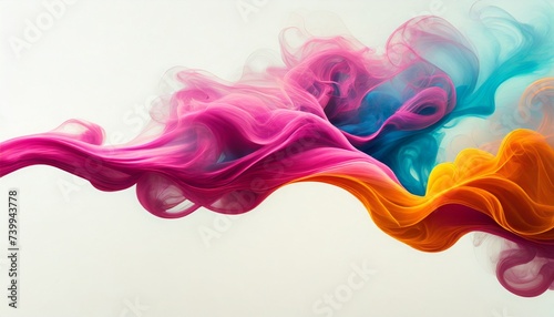 colorful smoke swirl