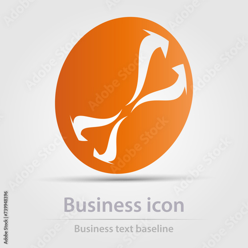 Originally designed vector  color business or company logo