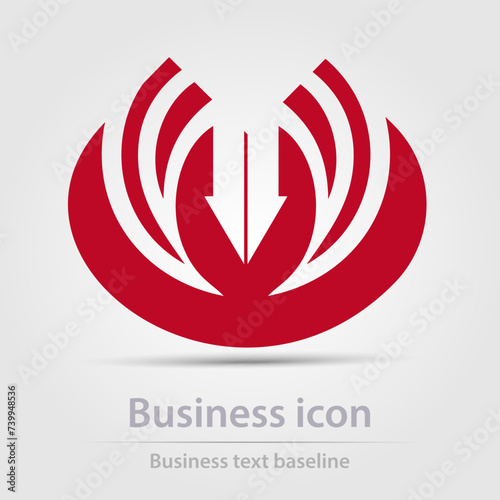 Originally designed vector  color business or company logo