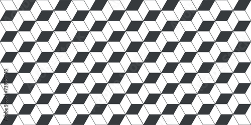 geometric seamless pattern with cubes. quadrangles are a repeating pattern for the design of brochures, fabrics, ceramics