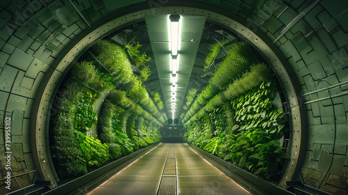 Underground urban farming maximizing space in crowded cities