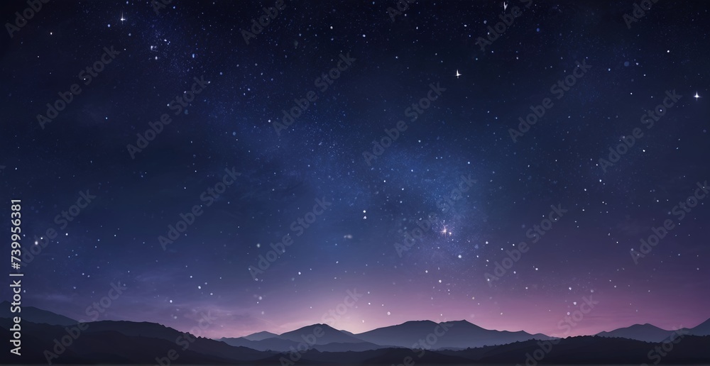 Night sky with a lot of shining stars background, night sky with stars