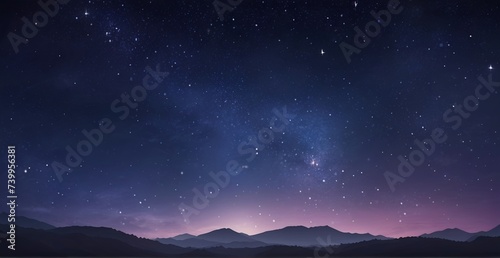 Night sky with a lot of shining stars background, night sky with stars © imad