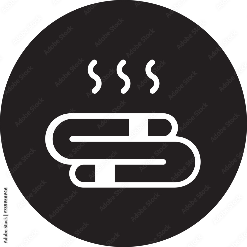 towel glyph icon towel glyph icon