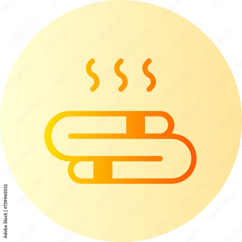 towel gradient icon towel gradient icon
