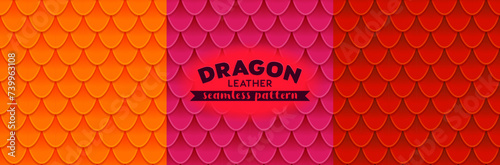 Dragon scale seamless pattern. Seamless texture background