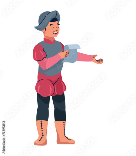 poet man cartoon