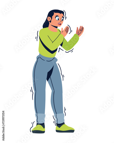 parkinson young woman