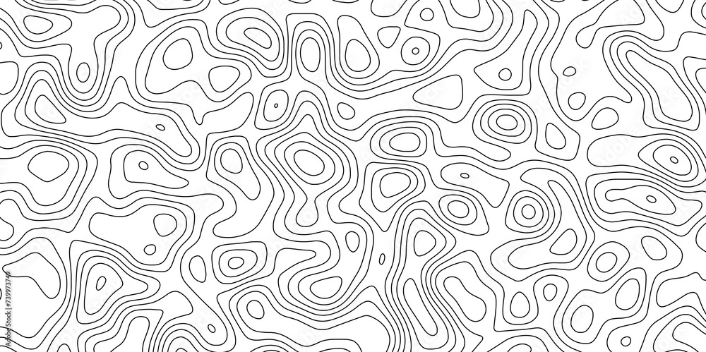 Abstract white topography vector background. Topographic map. Geographic mountain relief. counter map wavy line paper textrue. grid curve line abstract vector illustration .