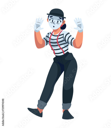 artist female mime