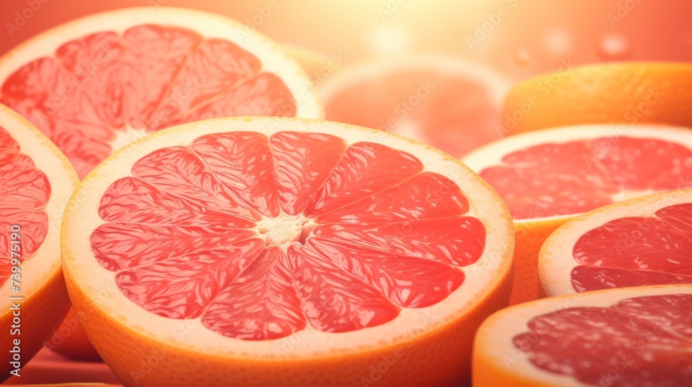 Fresh red grapefruit abstract background. Fresh red grapefruit abstract background.