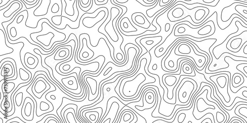 Abstract white topography vector background. Topographic map. Geographic mountain relief. counter map wavy line paper textrue. grid curve line abstract vector illustration .