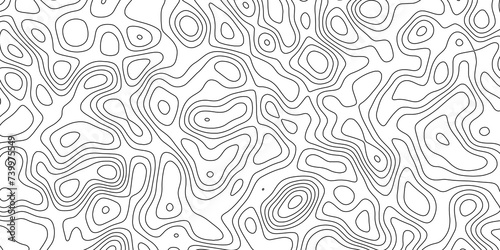 Abstract white topography vector background. Topographic map. Geographic mountain relief. counter map wavy line paper textrue. grid curve line abstract vector illustration .