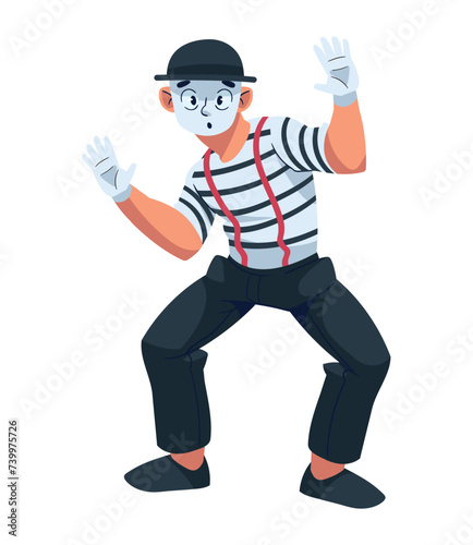 artist male mime