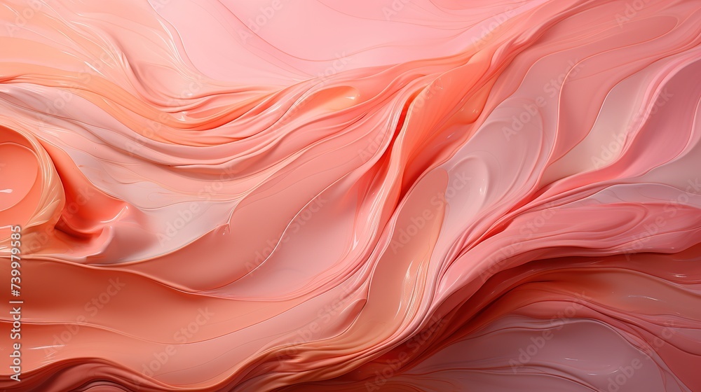 Liquid pink petal landscape, vibrant patterns in elegant marble texture Liquid pink petal landscape, vibrant patterns in elegant marble texture