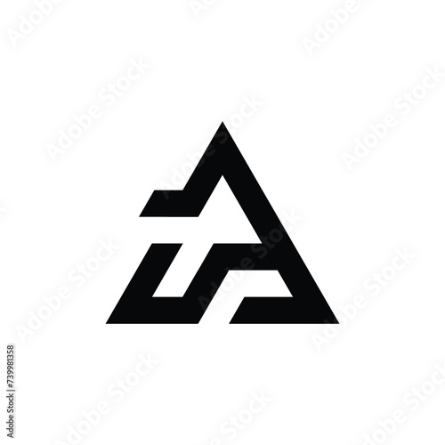 Free Download Triangle abstract logo design vector - GFXLoad