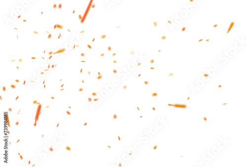 Pattern of orange sparks photo