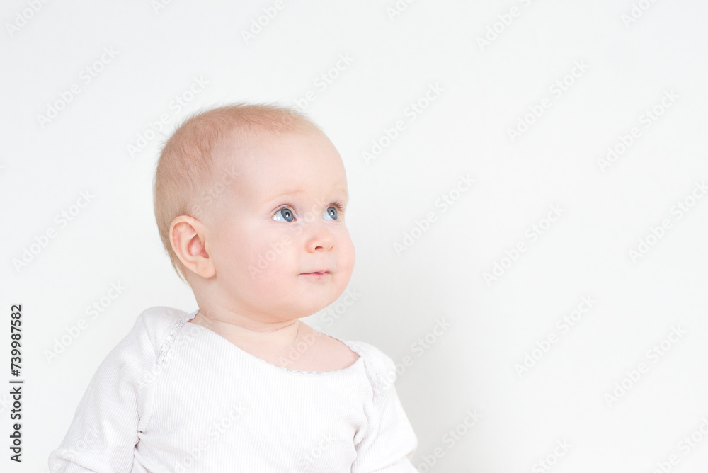 portrait of a cute baby