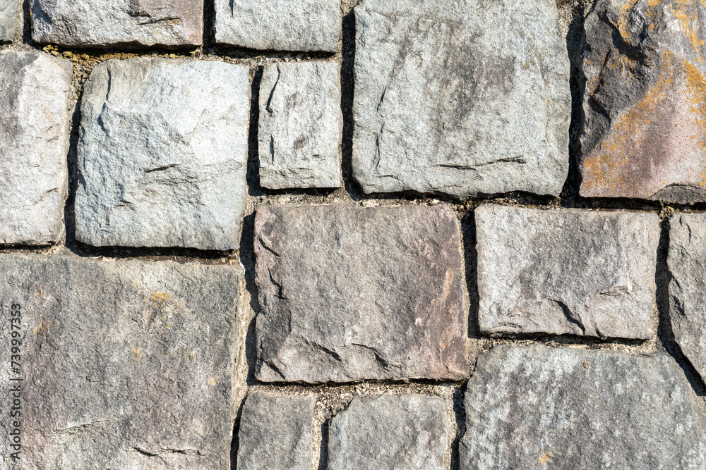 Obraz premium 石垣の壁面