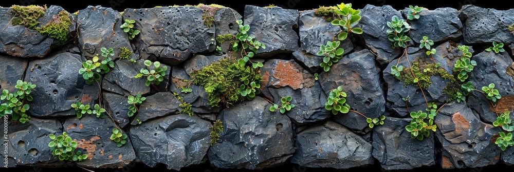 Weathered, old, moss-covered stone wall texture, Background Image, Background For Banner Weathered, old, moss-covered stone wall texture, Background Image, Background For Banner