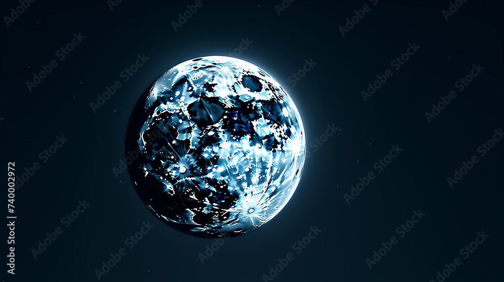 Detailed lunar surface, astronomy background Detailed lunar surface, astronomy background