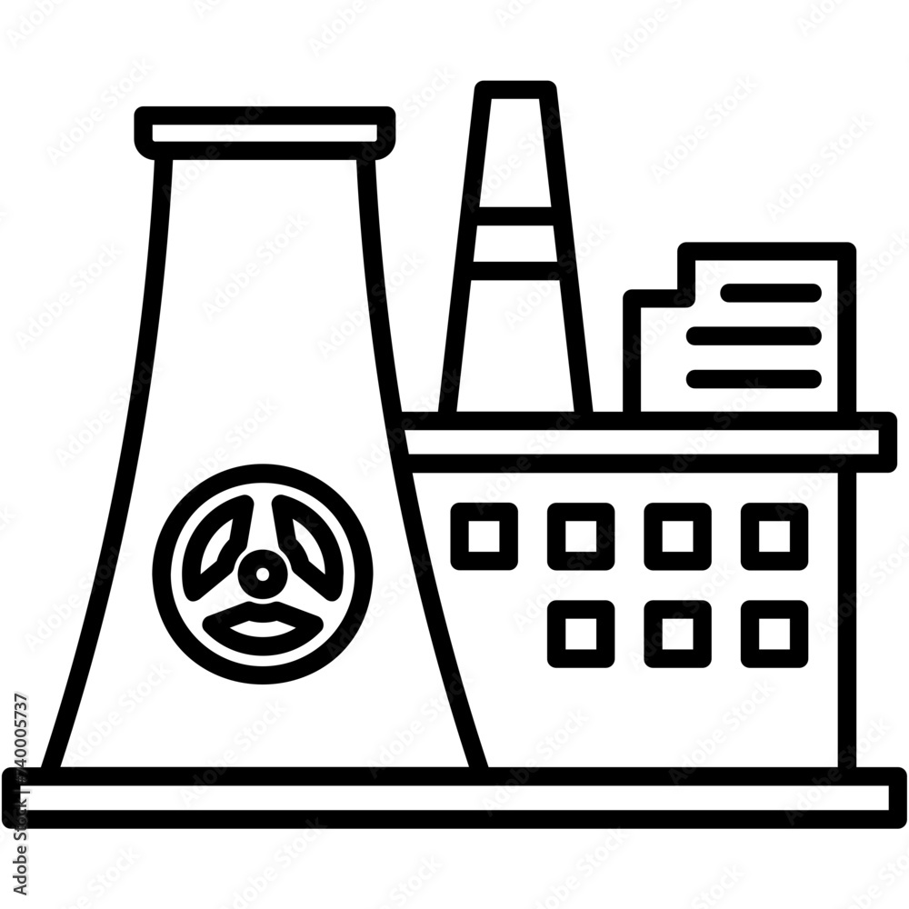 Nuclear Power Icon Nuclear Power Icon
