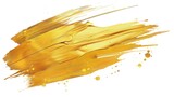 Gold Shining Paint Stain Hand-Drawn Illustration


