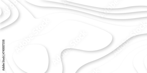  Seamless abstract white papercut background 3d Gray and white wave line realistic design use for ads banner and advertising print design vector. 3d topography relief. Vector topographic illustration.