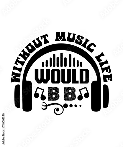 without music life would bb svg design