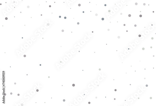 Silver polka dot confetti photo