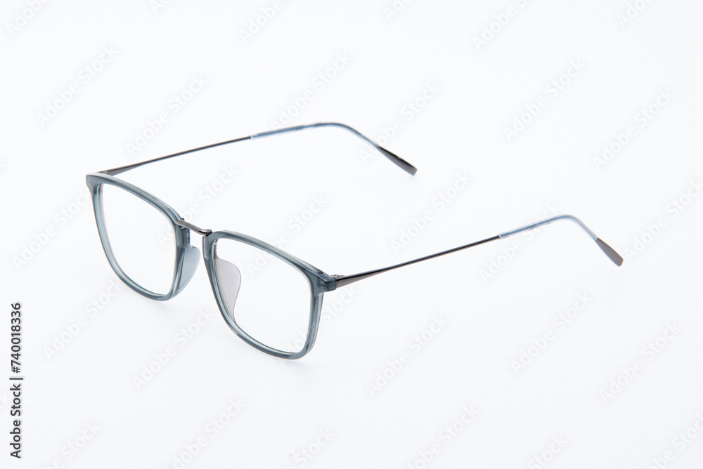 Retro glasses style. Fashion sunglasses grey frames on white background. Retro glasses style. Fashion sunglasses grey frames on white background.