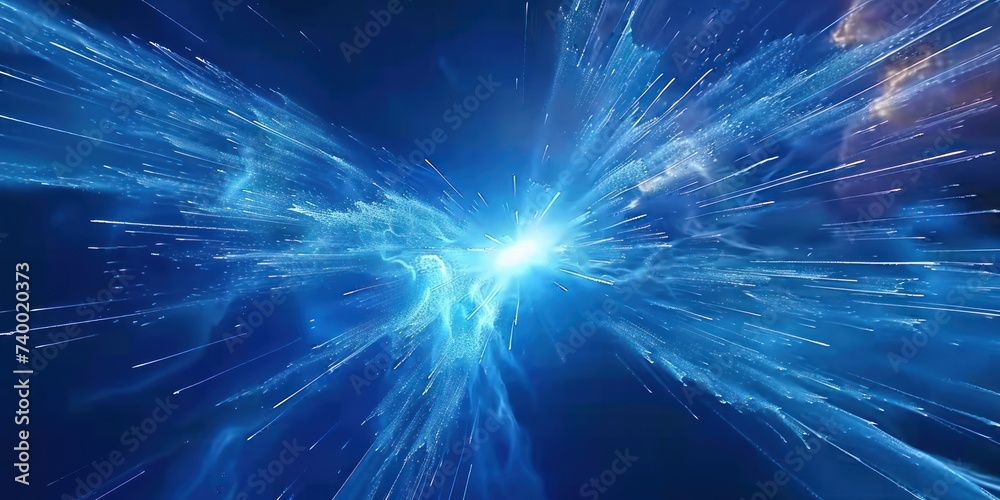 Explosive light burst illustration as dynamic background vivid of glowing energy and abstract space sense of power speed and futuristic design ideal for graphics related to technology science Explosive light burst illustration as dynamic background vivid of glowing energy and abstract space sense of power speed and futuristic design ideal for graphics related to technology science