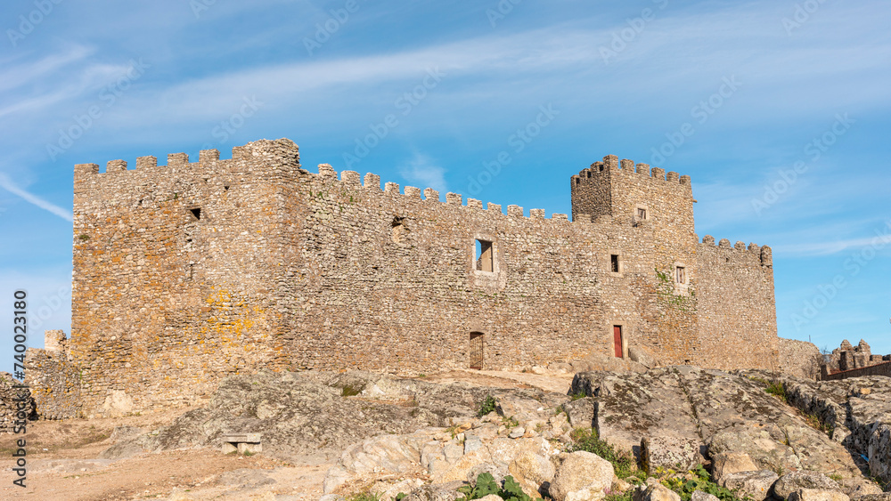 Montánchez Castle is a fortress located on a hill, belonging to the Spanish municipality of Montánchez, province of Cáceres, Extremadura. The origins of the castle date back to Roman times.