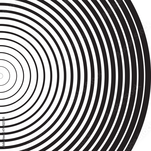 : simple abstract black color geometric half circle halftone seamlees line pattern