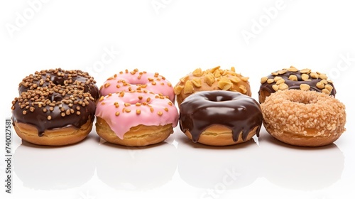 Donuts isolated on a white background