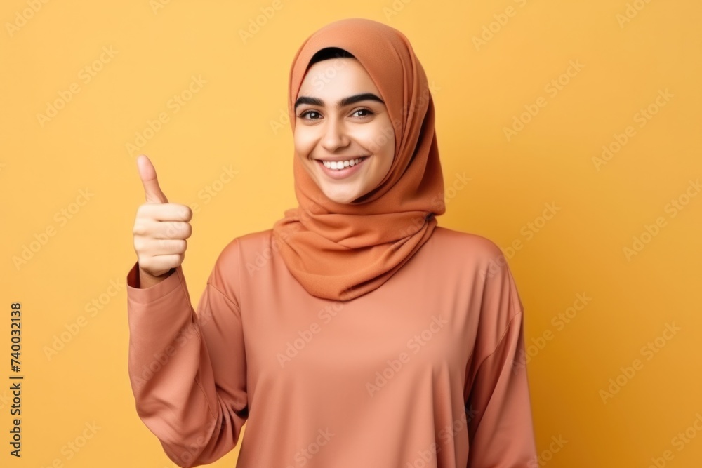 satisfaction and okay sign concept
