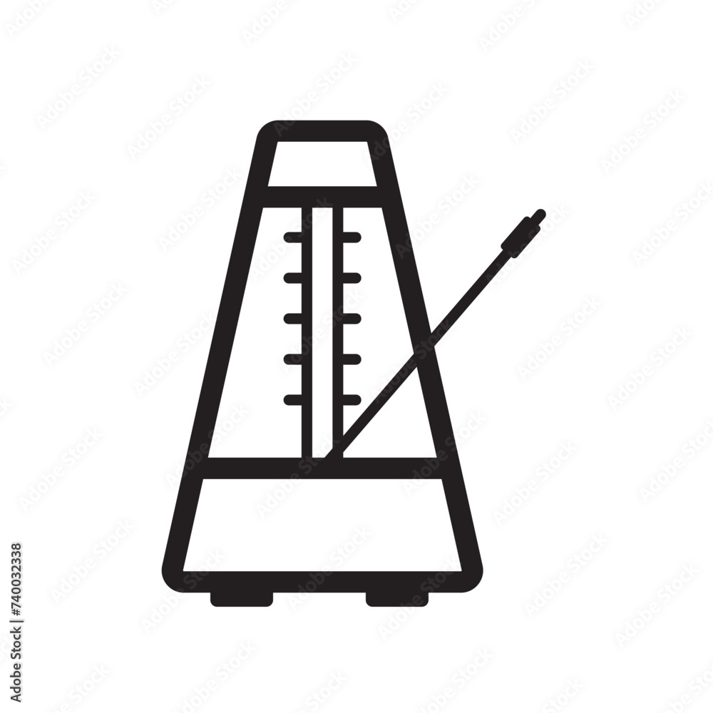 metronome icon design vector metronome icon design vector