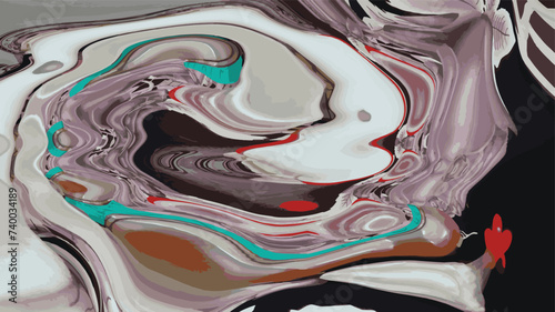 Abstract fluid colorful interference dark liquid wallpaper | Seamless marble texture, abstract liquid background | Modern abstract liquid background color fluid wallpaper | Cool and warm color liquid