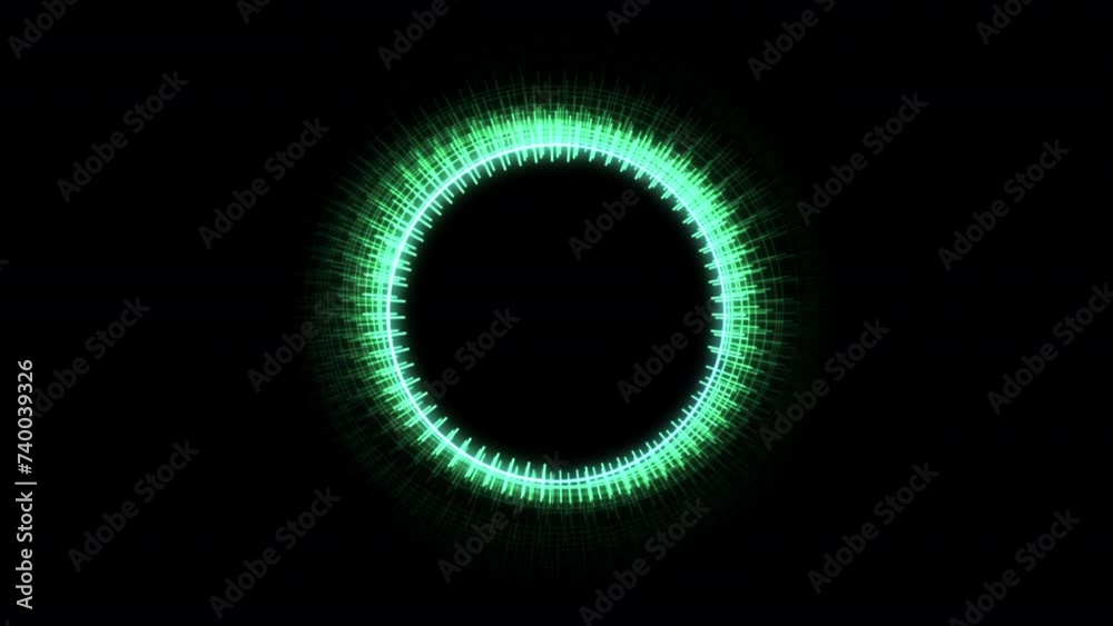 Circle Radial Patterns Green Audio Reactive S Animation Loop Circle Radial Patterns Green Audio Reactive S Animation Loop