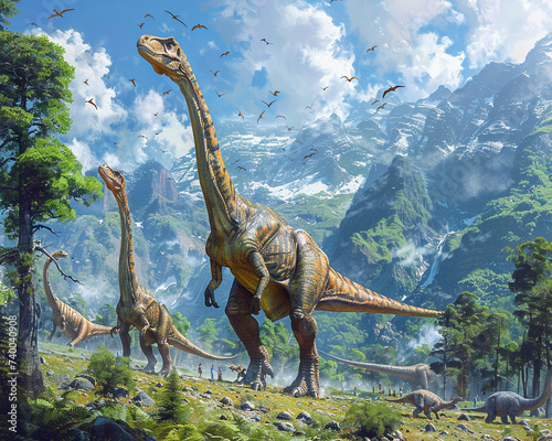 In a world where timelines collide ancient humans engage in the ultimate hunt pursuing dinosaurs through valleys