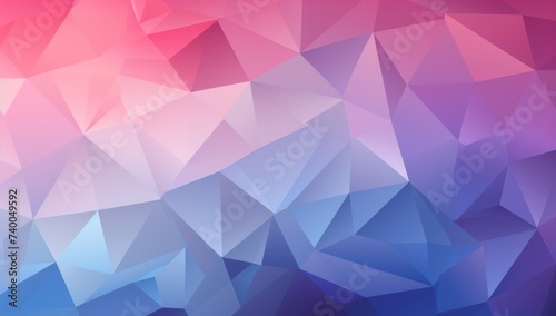 3d Abstract polygonal gradient background illustration