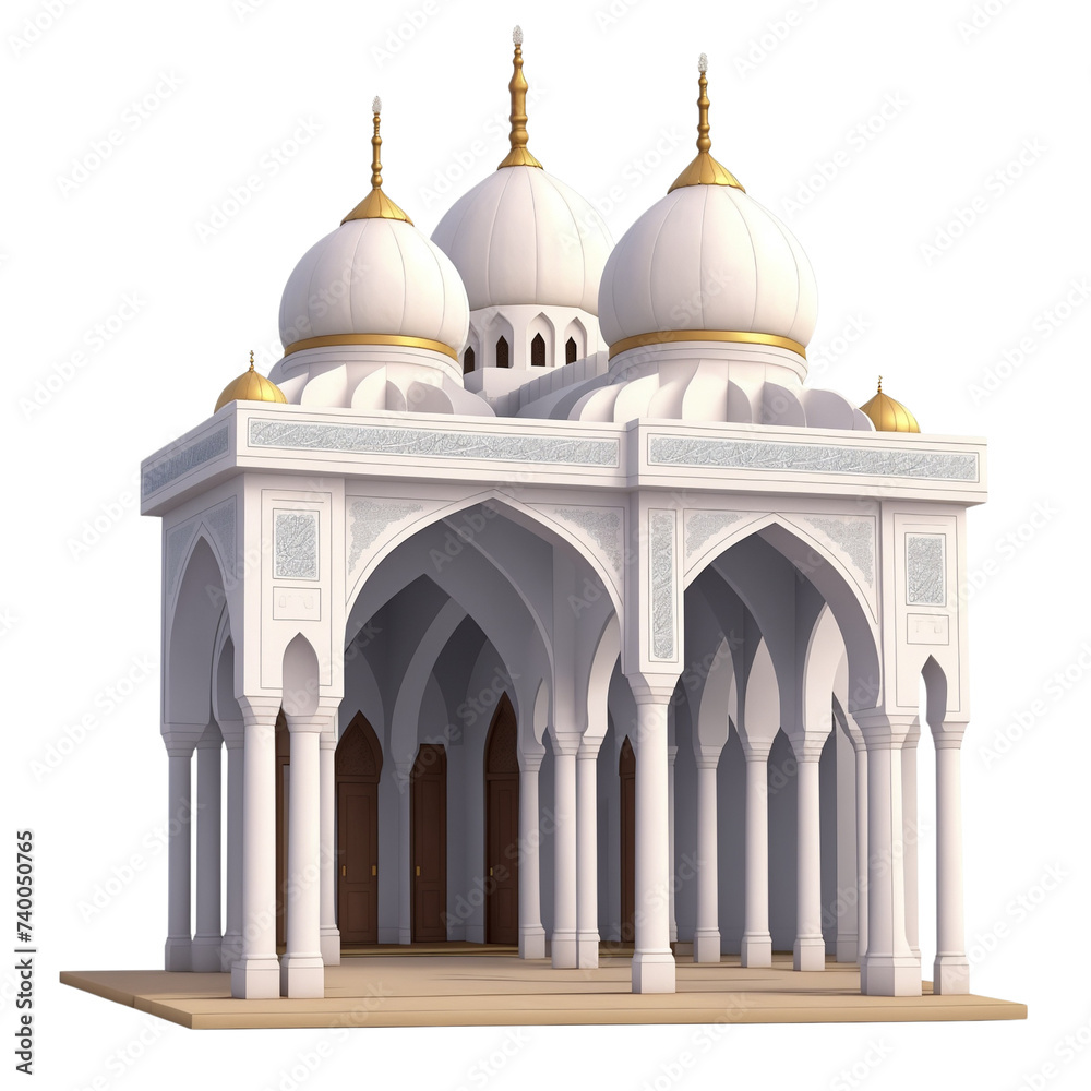 Mosque. transparent background