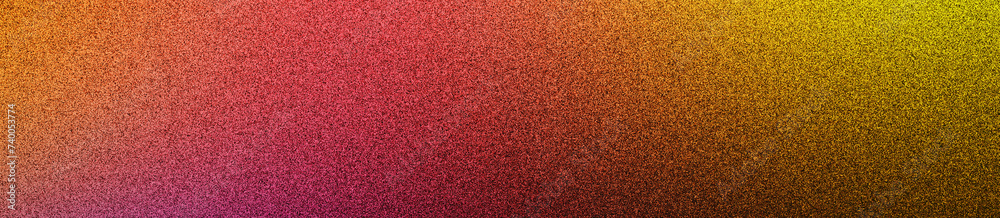 Fototapeta premium Grainy color gradient wave background, color banner poster cover abstract design, copy space